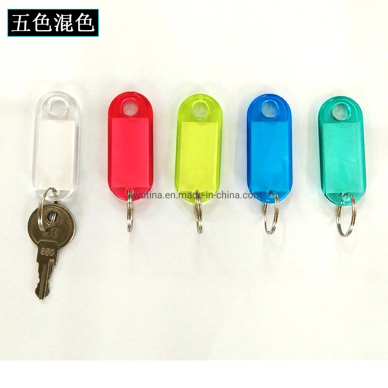 Colorful Plastic Long Key Tag Luggage Tag