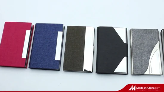 China Factory Design Spot PU Magnetkarten Funktion Passhülle Visitenkartenetui Ticketdokument Mehrfarbiger Leder-Ausweishalter