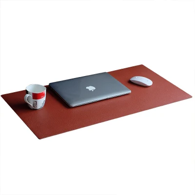 Wasserdichter Schreibtisch-Schreibblock aus echtem Leder, Schreibtischunterlage für Büro und Zuhause