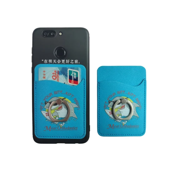 Werbeartikel OEM 3m selbstklebender Handy-Kreditkartenhalter Zarte Lycra-Handy-Kartenhalter-Brieftasche