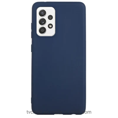 für Samsung Galaxy A33 5g Candy Color Soft TPU Phone Case Anti-Drop Back Cover - Blau
