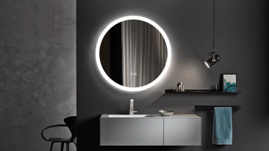 Runder LED-Badezimmerspiegel von Smart Makeup