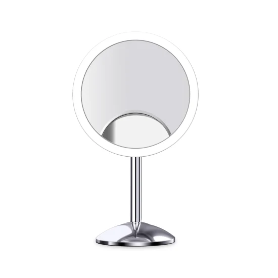 Leuchtender Make-up-Spiegel, Desktop-LED-Lupe