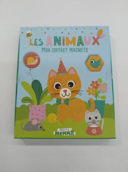 Domino-Karten-Box-Set mit Broschüre, Hardcover-Boxen für Kinder